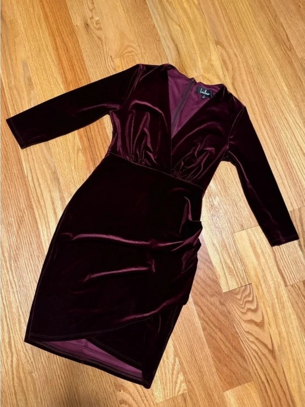 lulus Maroon mini dress
